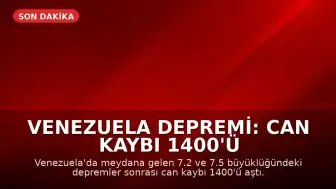 Venezuela Depremi: Can Kaybı 1400'ü Geçti, Kurtarma Çalışmaları Sürüyor