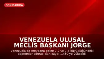 Venezuela Ulusal Meclis Başkanı Jorge Rodríguez: "Hayat kurtarmak için kritik saatlerdeyiz"