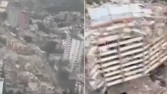 Venezuela'da Meydana Gelen Şiddetli Depremler Sonrası Yıkım Havadan Görüntülendi