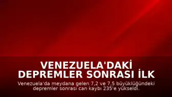 Venezuela'daki Depremler Sonrası İlk İfadeler: 'Bir Binanın Gözlerinizin Önünde Yerle Bir Olduğunu Görmek Şok Edici'