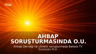 Ahbap Soruşturmasında O.U. ve 8 Kişi Tutuklandı