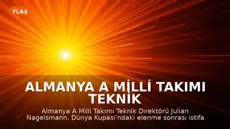 Almanya A Milli Takımı Teknik Direktörü Julian Nagelsmann Görevinden Ayrıldı