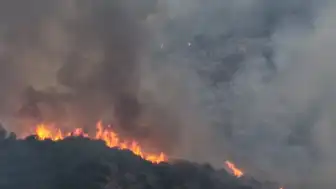 Antalya'nın Kaş İlçesindeki Orman Yangınına Müdahale Devam Ediyor