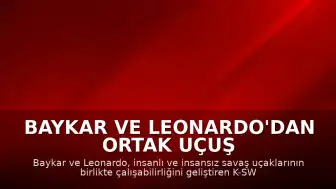 Baykar ve Leonardo'dan Ortak Uçuş Testleri: K-SWARM Programı Başarıyla Tamamlandı