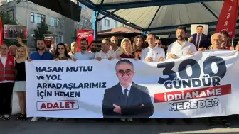 Bayrampaşa Belediye Başkanı H.M.'nin tutukluluğunun 300. gününde adalet yürüyüşü düzenlendi