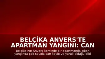 Belçika Anvers'te Apartman Yangını: Can Kayıpları Var