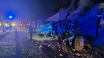Bingöl'de Traktör Devrildi: 1 Kişi Yaşamını Yitirdi