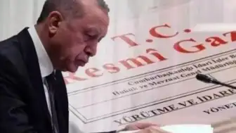 Cumhurbaşkanı Erdoğan imzasıyla yeni atama ve görevden alma kararları Resmi Gazete'de yayımlandı