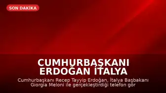 Cumhurbaşkanı Erdoğan İtalya Başbakanı Meloni ile Görüşme Gerçekleştirdi: "Müttefikler arasındaki bağ güçlendirilmeli"