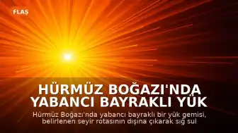 Hürmüz Boğazı'nda Yabancı Bayraklı Yük Gemisi Karaya Oturdu