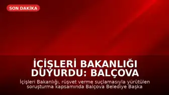 İçişleri Bakanlığı Duyurdu: Balçova Belediye Başkanı Görevden Uzaklaştırıldı