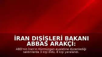 İran Dışişleri Bakanı Abbas Arakçi: "Kanları yerde kalmayacak"