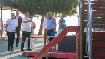 İzmir Büyükşehir Belediye Başkanı Dr. Cemil Tugay İnciraltı Kent Ormanı'ndaki Çalışmaları İnceledi