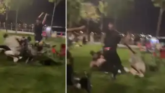 Kadıköy Caddebostan Sahili'nde İki Grup Arasında Kavga Çıktı