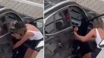 Kadıköy'de Otoparkta İki Kadın Arasında Kavga Çıktı