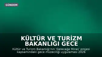 Kültür ve Turizm Bakanlığı Gece Müzeciliği Uygulamasını 2026 Sezonu İçin Başlattı