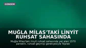 Muğla Milas'taki Linyit Ruhsat Sahasında 1570 Parsel İçin Mevzuat Muafiyeti Uygulanıyor