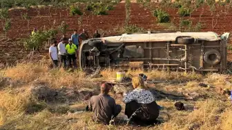 Şanlıurfa'da Tarım İşçilerini Taşıyan Minibüs Devrildi: 22 Yaralı