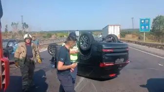 Silivri TEM Otoyolu'nda Zincirleme Trafik Kazası: 5 Yaralı