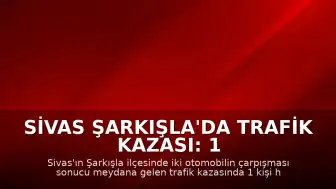 Sivas Şarkışla'da Trafik Kazası: 1 Ölü, 8 Yaralı