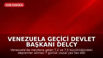 Venezuela Geçici Devlet Başkanı Delcy Rodriguez: "7 günlük Ulusal Yas ilan edilmesine karar vermiş bulunmaktayım"