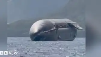 SpaceX Roketi Noel Adası Sahilinde Görüldü