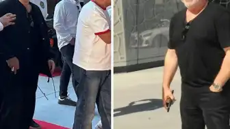 Cem Yılmaz Bastonunu Bıraktı, Muhabirlerle Sohbet Etti