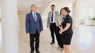 Rektör Prof. Dr. Fatih Altun, Mimarlık Fakültesi'ndeki Tadilat Çalışmalarını İnceledi