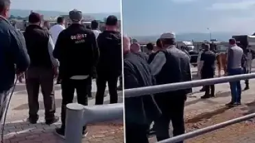 Bursa'da Kurban Pazarında Kavga: Jandarma Havaya Ateş Açtı