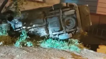 Giresun'da Hafif Ticari Araç Apartman Dairesine Girdi