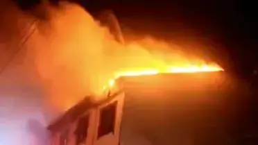 Kocaeli'de Çatı Katında Yangın Paniği