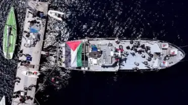 Küresel Sumud Filosu Gazze'ye Doğru Marmaris'ten Hareket Etti