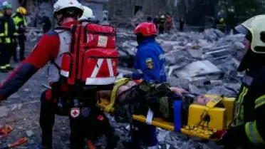 Ukrayna'da Savaş: Kiev'de Rus Saldırısı Sonucu 1 Ölü, 16 Yaralı