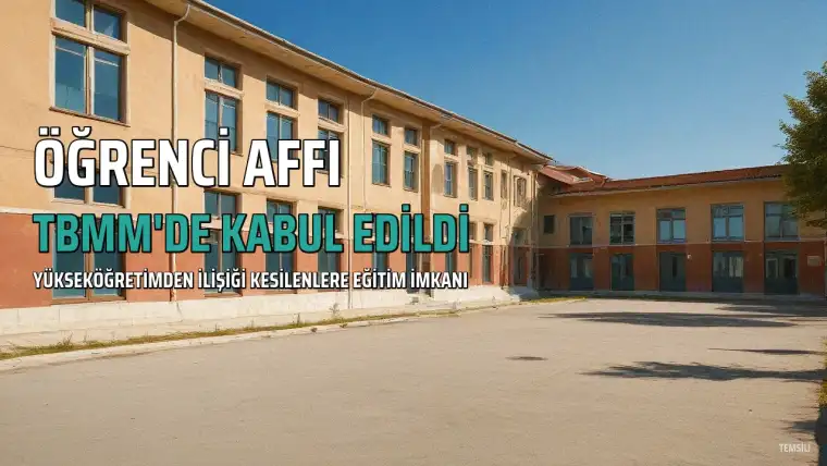Öğrenci Affı Teklifi TBMM'de Kabul Edildi: Kimleri Kapsayacak, Şartları Neler?