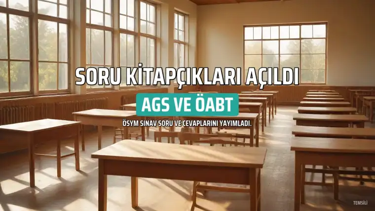 ÖSYM 2026-MEB-AGS ve 2026-ÖABT Temel Soru Kitapçıkları ile Cevap Anahtarlarını Erişime Açtı