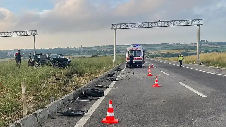 Tekirdağ'da Trafik Kazası: 10 Yaralı