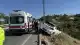 Kayseri Melikgazi'de Otomobil Şarampole Devrilmeden Askıda Kaldı: 1 Yaralı