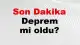 Muğla'nın Datça ilçesinde 3.7 büyüklüğünde deprem meydana geldi