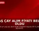 Yaş Çay Alım Fiyatı Belli Oldu