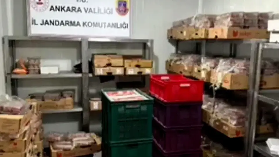 40 Ton Kaçak Et Ele Geçirildi