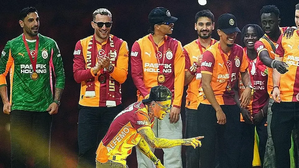 Galatasaray, 26. Şampiyonluğunu Rams Park'ta Kutladı