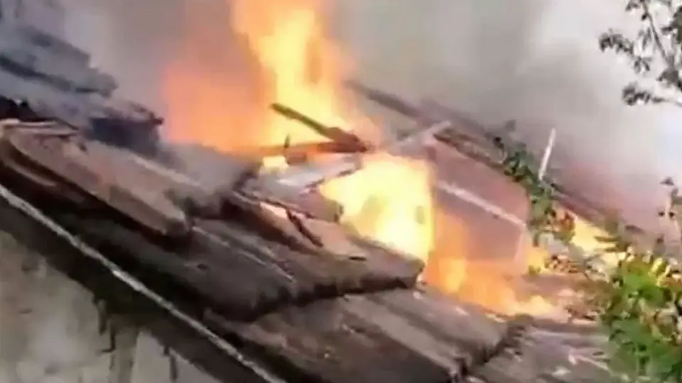Karabük'ün Eskipazar İlçesinde Tek Katlı Evde Yangın Çıktı