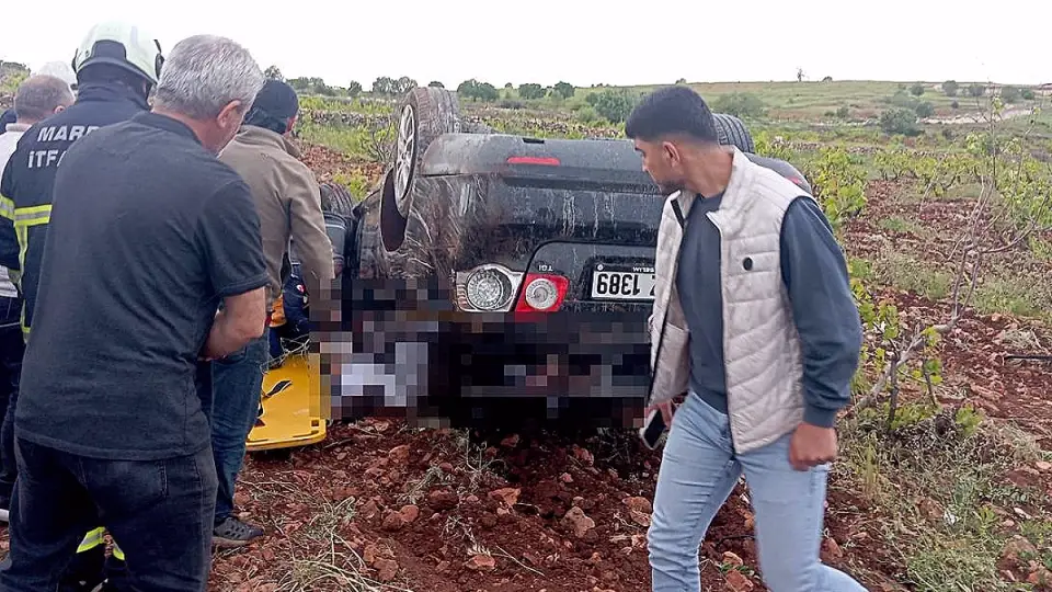Mardin'de Trafik Kazası: 1 Ölü, 2 Yaralı
