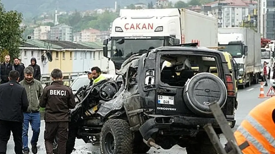 Rize'de Trafik Kazası: 1 Ölü, 7 Yaralı