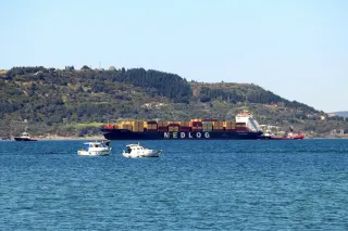 Çanakkale Boğazı'nda Konteyner Gemisi Arızalandı