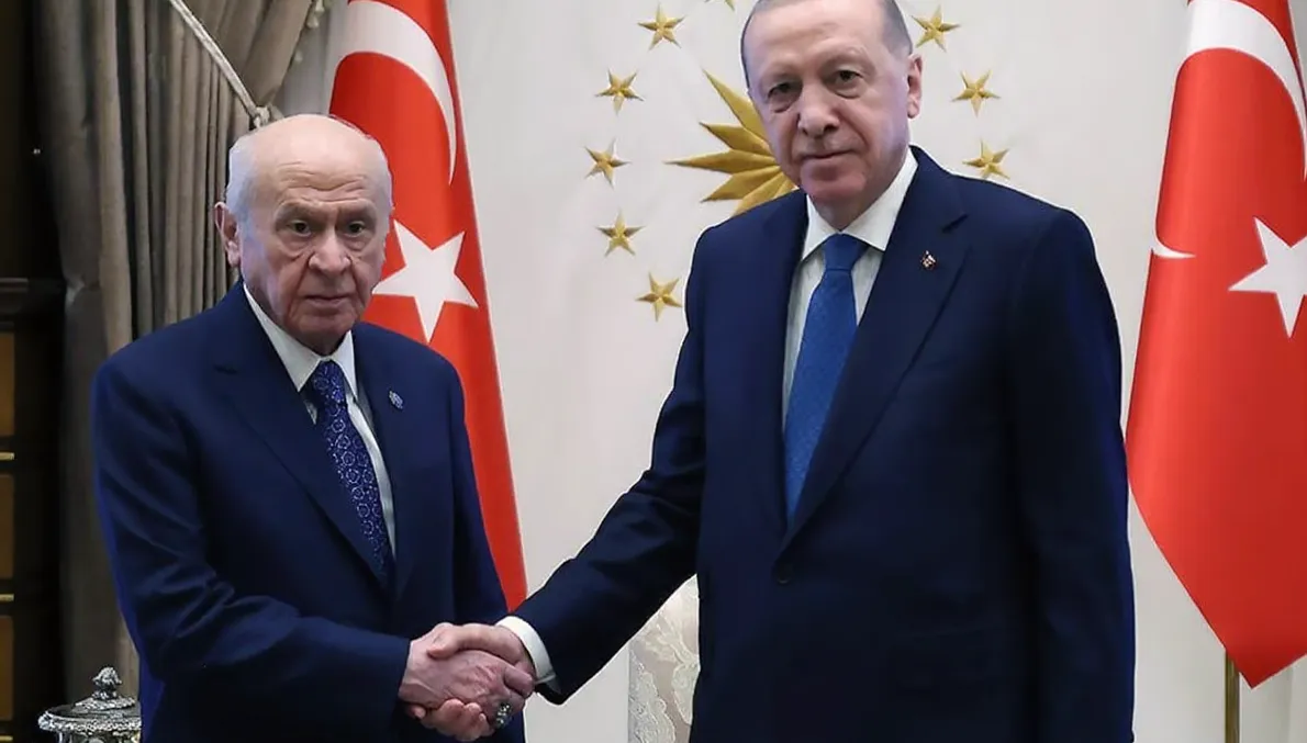 Cumhurbaşkanı Erdoğan ve Bahçeli Beştepe'de Görüşme Gerçekleştirdi