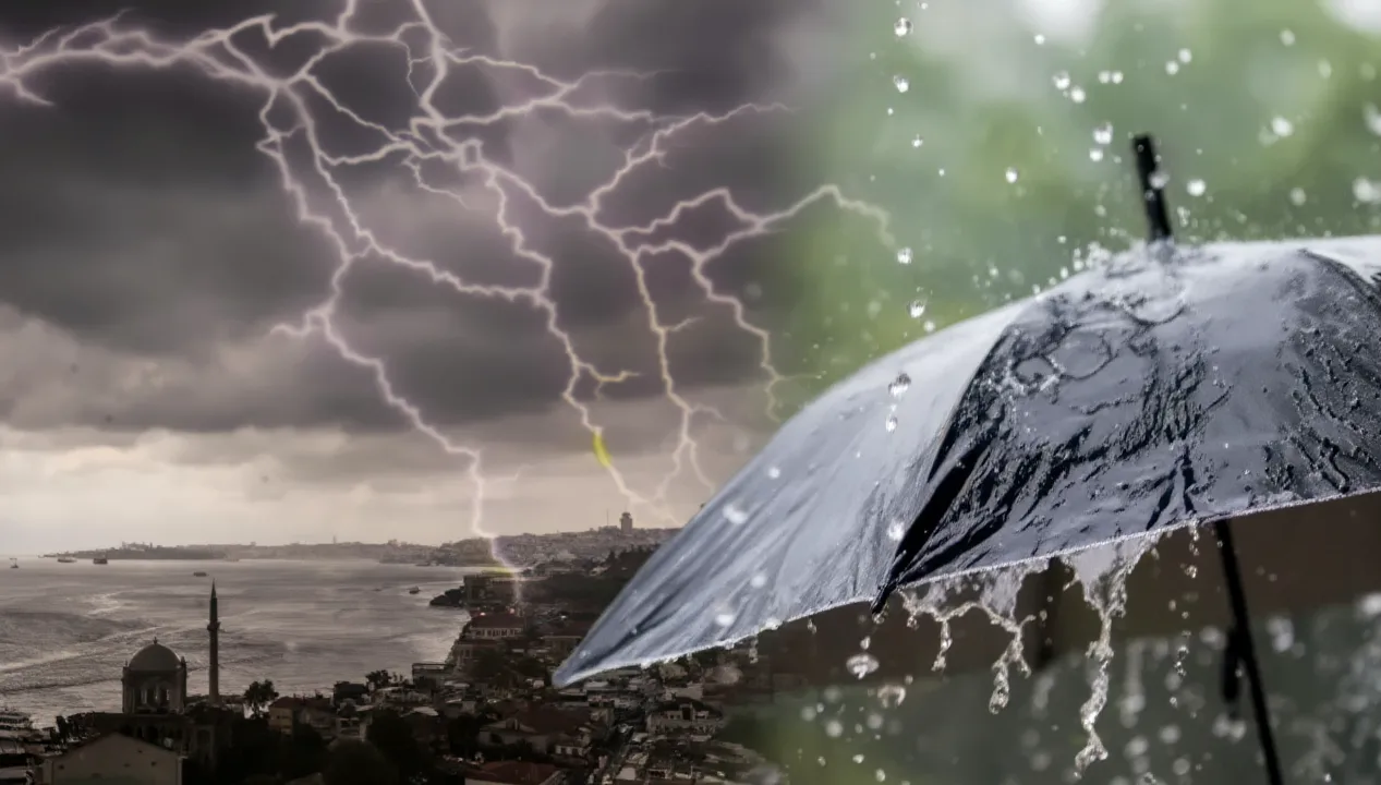 Meteoroloji'den Yeni Uyarı: Yurt Genelinde Sıcaklıklar Düşüyor, Kuvvetli Yağış ve Fırtına Bekleniyor