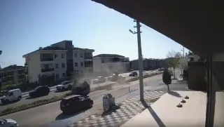 Tekirdağ'da otomobil taklalar attı: 5 yaralı