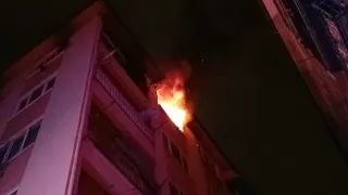 Bursa'da Apartman Dairesinde Yangın Çıktı