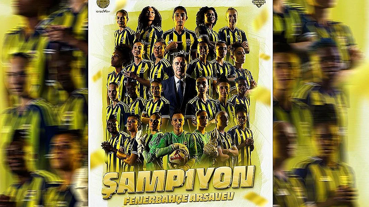 Fenerbahçe ArsaVev, Kadın Futbol Süper Ligi'nde Şampiyon Oldu